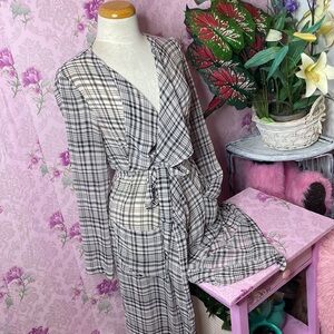 🌹 BCBGeneration 🌹 Summer Sheer Long Open Duster Cardigan Coverup w/ Pockets